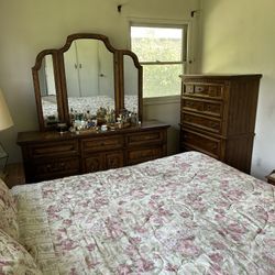 Furniture Queen Beds Couches End Tables shelving dressers Curio