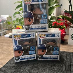 Sold Out!! Funko Pop Los Angeles Dodgers Shohei Ohtani 126 Chalice Exclusive Blue Sticker