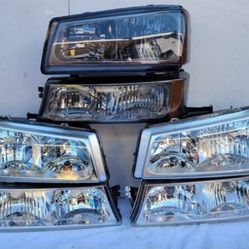 03-06 Silverado Avalanche Headlights Luces Focos Faros Micas Calaveras Focos Faroles Headlamps 