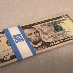 $5 2021  new , banknote USA