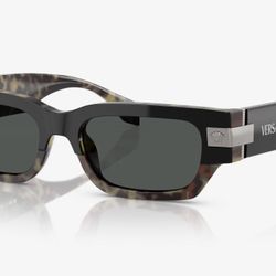 Versace Gold With Havana Sunglasses 