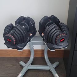 Bowflex-10~90lbs-selectech-adjustable-dumbbells.