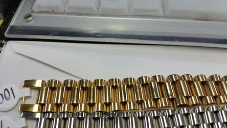 Stainless steel bracelets gold 4/100 stainless steel and two tone for $75 while supplies last
