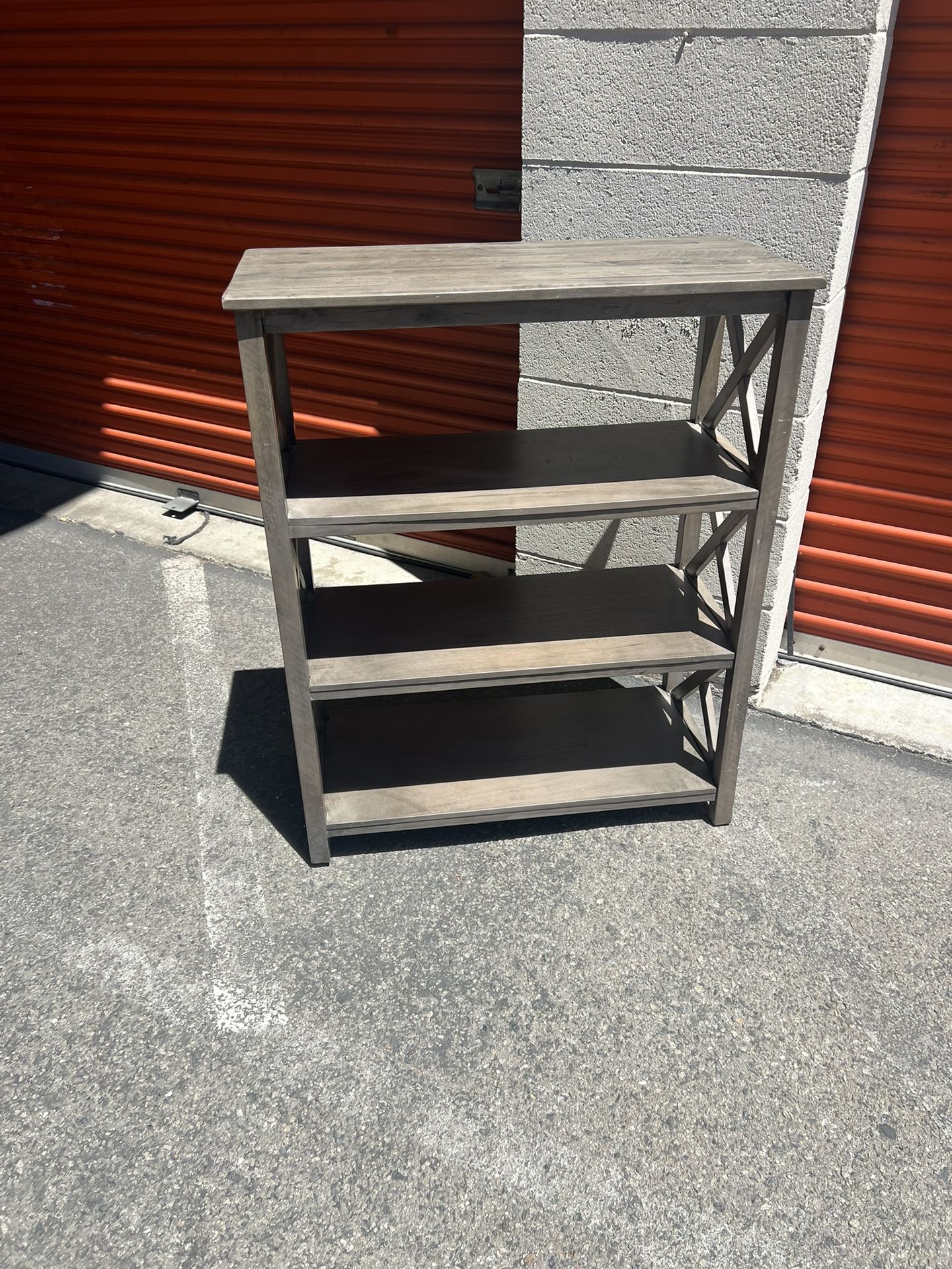 Rustic Wood Shelf Ready to Hold Your Life Together