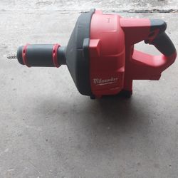 Milwaukee Drain Snake with Cable- Drive Locking  Feed  System  18 V = 0 - 600  min ( RPM ) (  Brand New   )