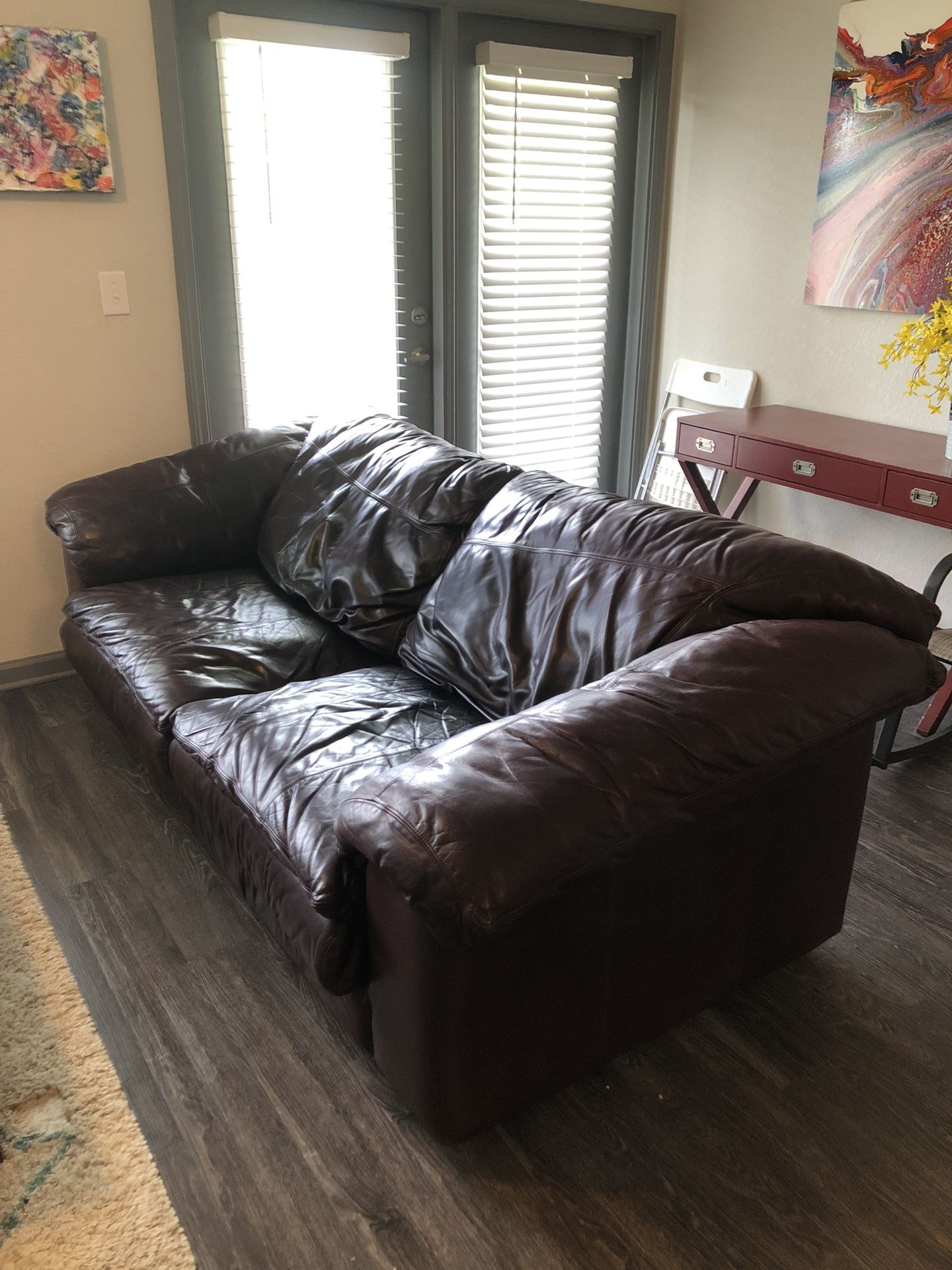 Leather Couch