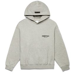 Essentials Fear Of God Dark Oatmeal Hoodie Size S L