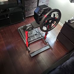THRUSTMASTER T598 WITH NEXT LEVEL RACING Wheel Stand Lite 2.0(ALL IN ONE) READY TO GO. 