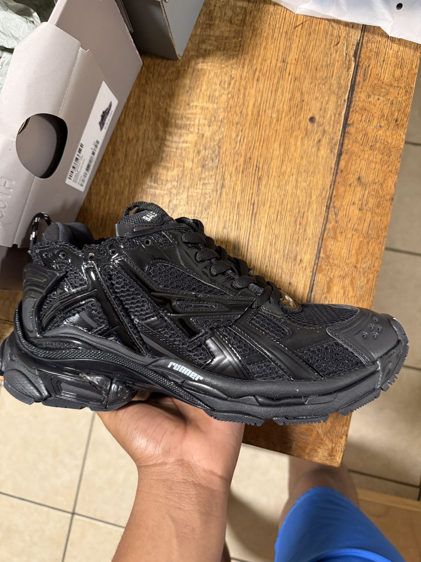 Black Balenciaga Runners