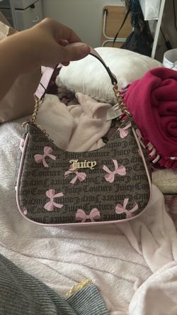 pink bow juicy couture purse rare 