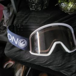 Dragon DX3 OTG snow goggles.