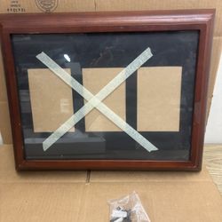 Framed Picture with Hidden Storage Cabinet