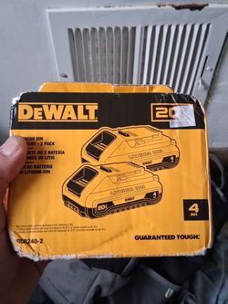 2 Dewalt 20v batteries new