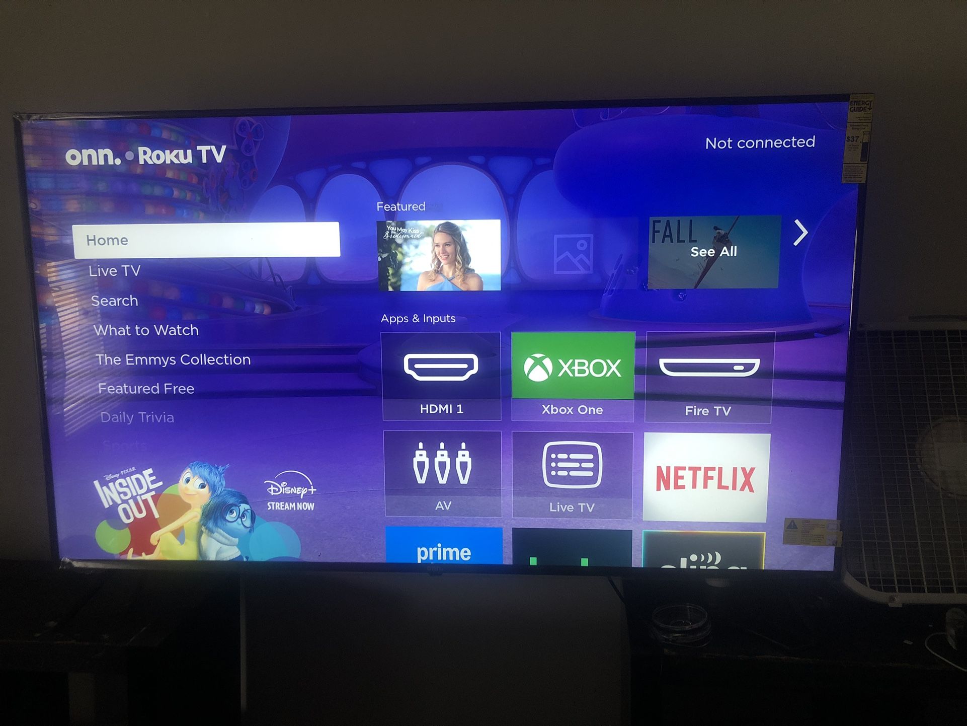 Great Condition Rarely Used 60in Television