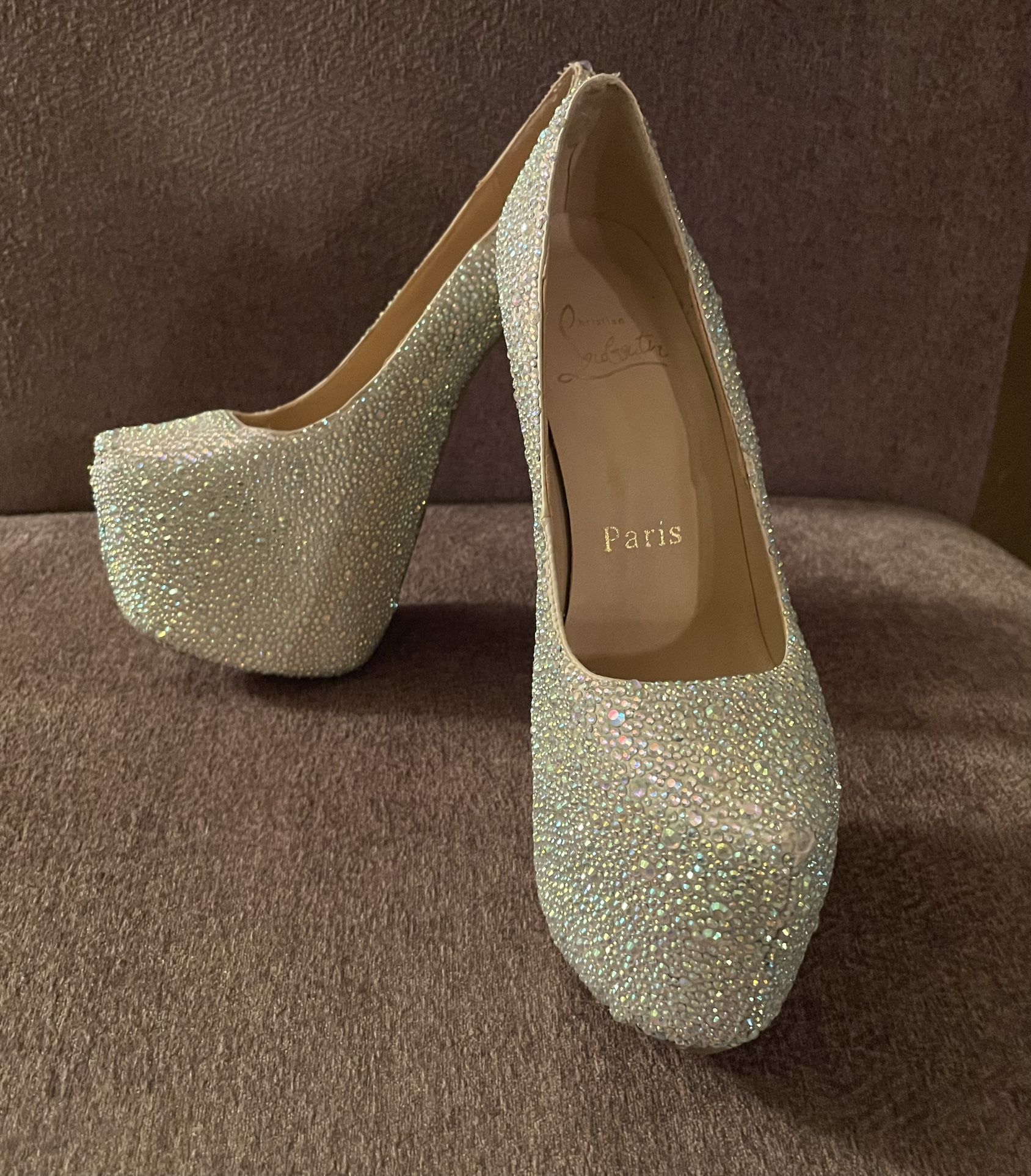 Designer Red Bottom Heels 160 Crystal Embellished Pumps