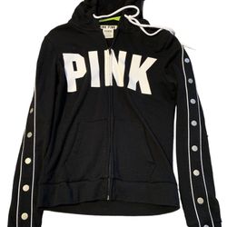 Victoria Secret PINK Logo Zip-Up Jacket 