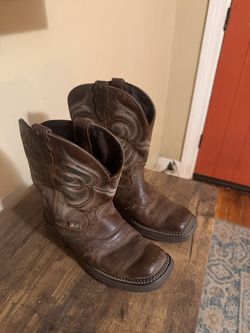Justin Gypsy Western Work Boots – Brown – Great Condition