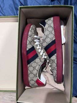 Gucci Men's Monogram Low Top Sneakers