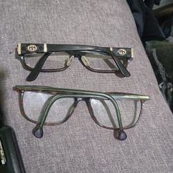 GET BOTH FOR ONLY $40!!! AUTHENTIC GUCCI GG 3526/U/F 086 135. + LISA LOEB EYEWEAR BY CLASSIQUE GREEN FLASH 203 PINE WINE 5P 16 -14C