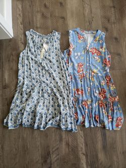 2 Sleeveless Dresses Size medium