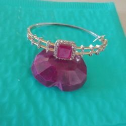 Ruby 925 Sterling Silver Bracelet