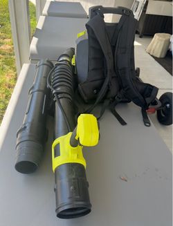 Ryobi whisper series backpack blower READ DESCRIPTION