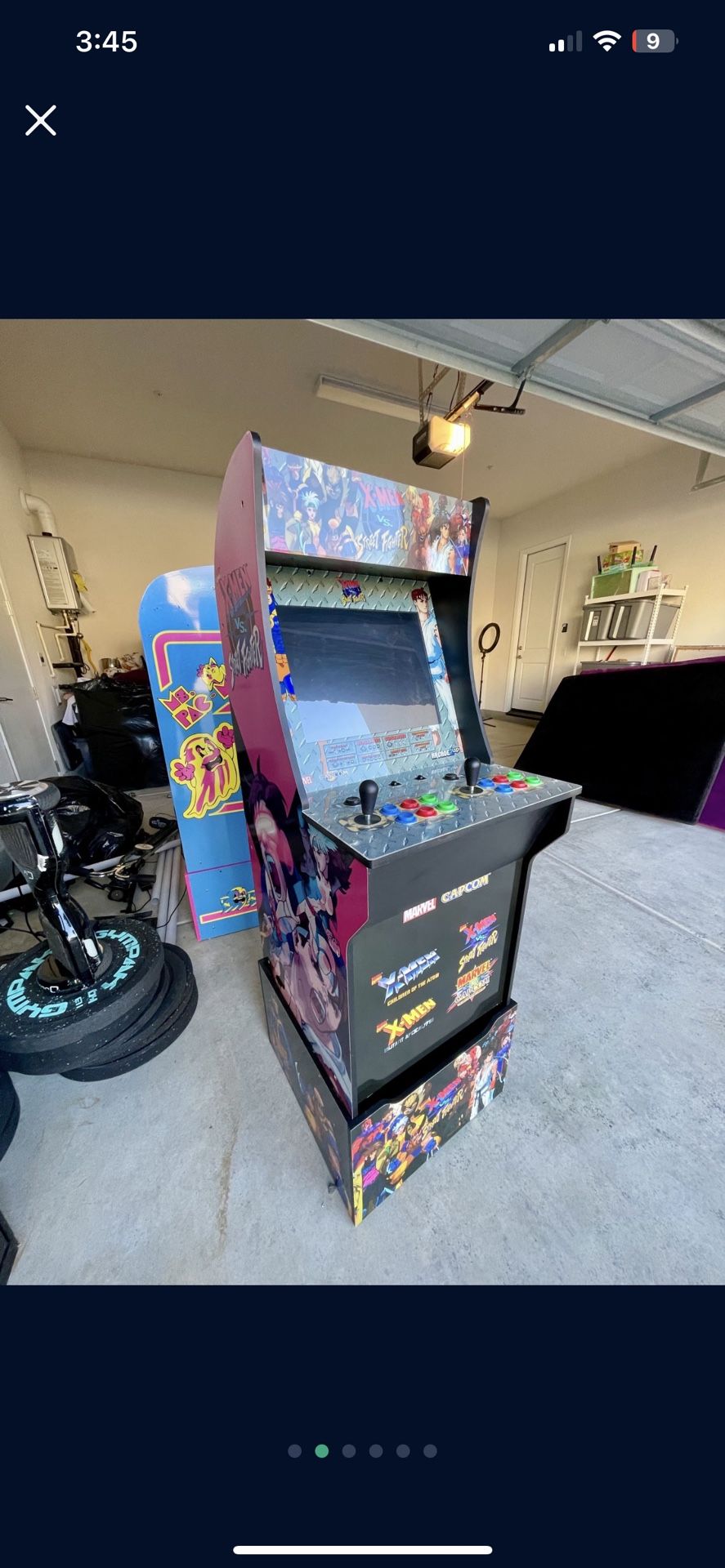 X Men vs Street Fighter 1Up Arcade RARE