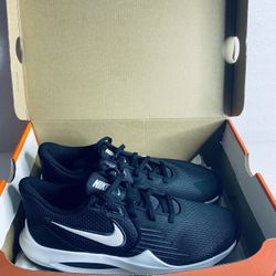 New Open Box Nike Precision V Shoe Size 9, Black & White, CW3403-003