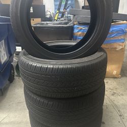 4 Bridgestone Turanza Tires 235/45/18