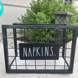 Rae Dunn Metal Napkin Holder New