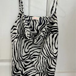 Zebra top, size M