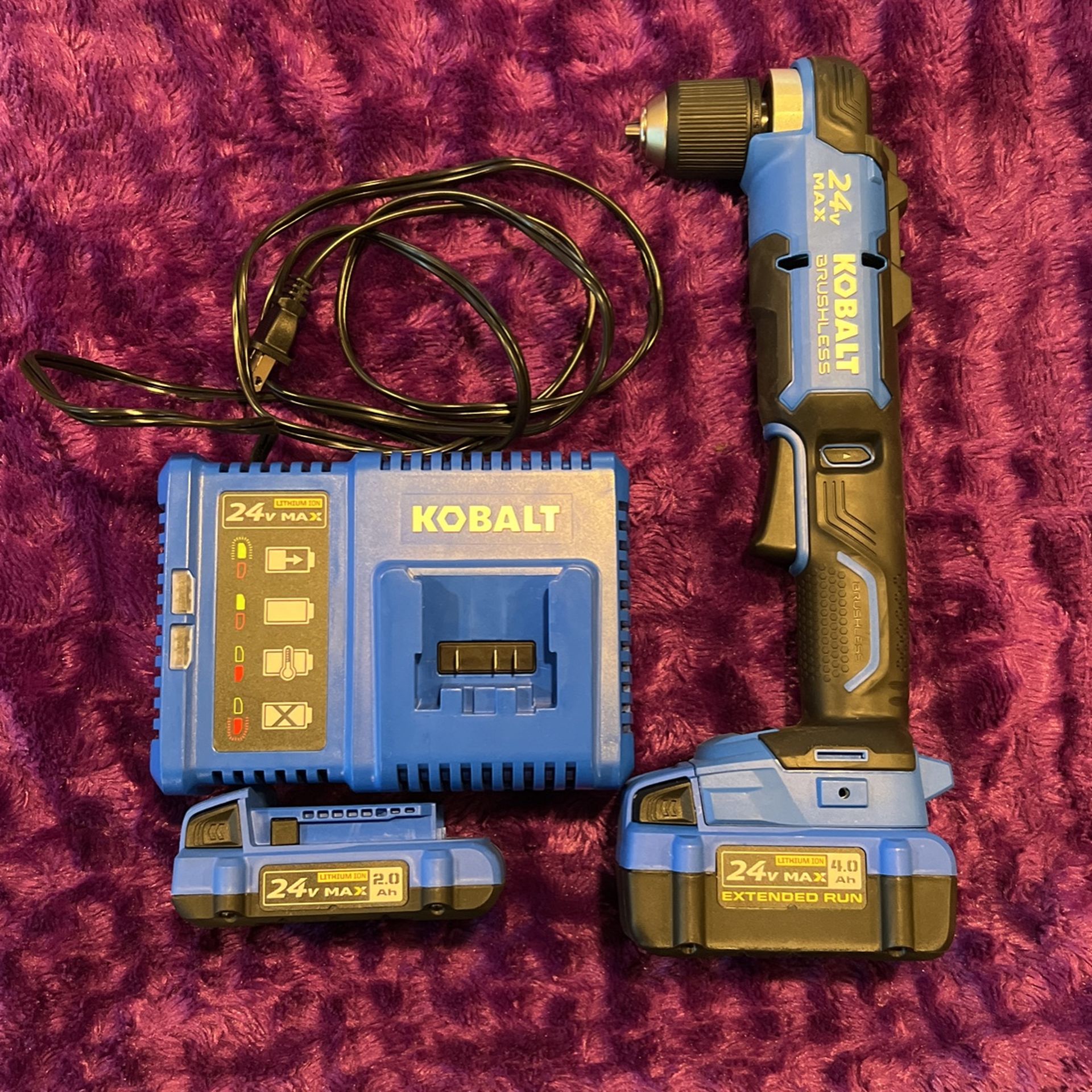 Cobalt brushless 24 V max Right Angle Cordless Drill New Never