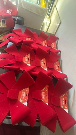 Red Velvet Christmas Bows – Bulk Lot