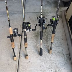 Bass Trout Fishing Poles With Reels