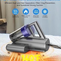 Mattress Vacuum Bed Vacuum Cleaner with UV-C Light,16Kpa Suction 500W Powerful, UZK.