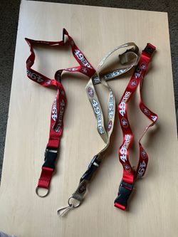 49ers lanyards $5 each