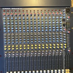 Allen & Heath Music DJ Mixer MixWizard Wz4 16:2 