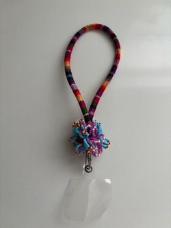 Beaded Flower Key Chain / Cellphone