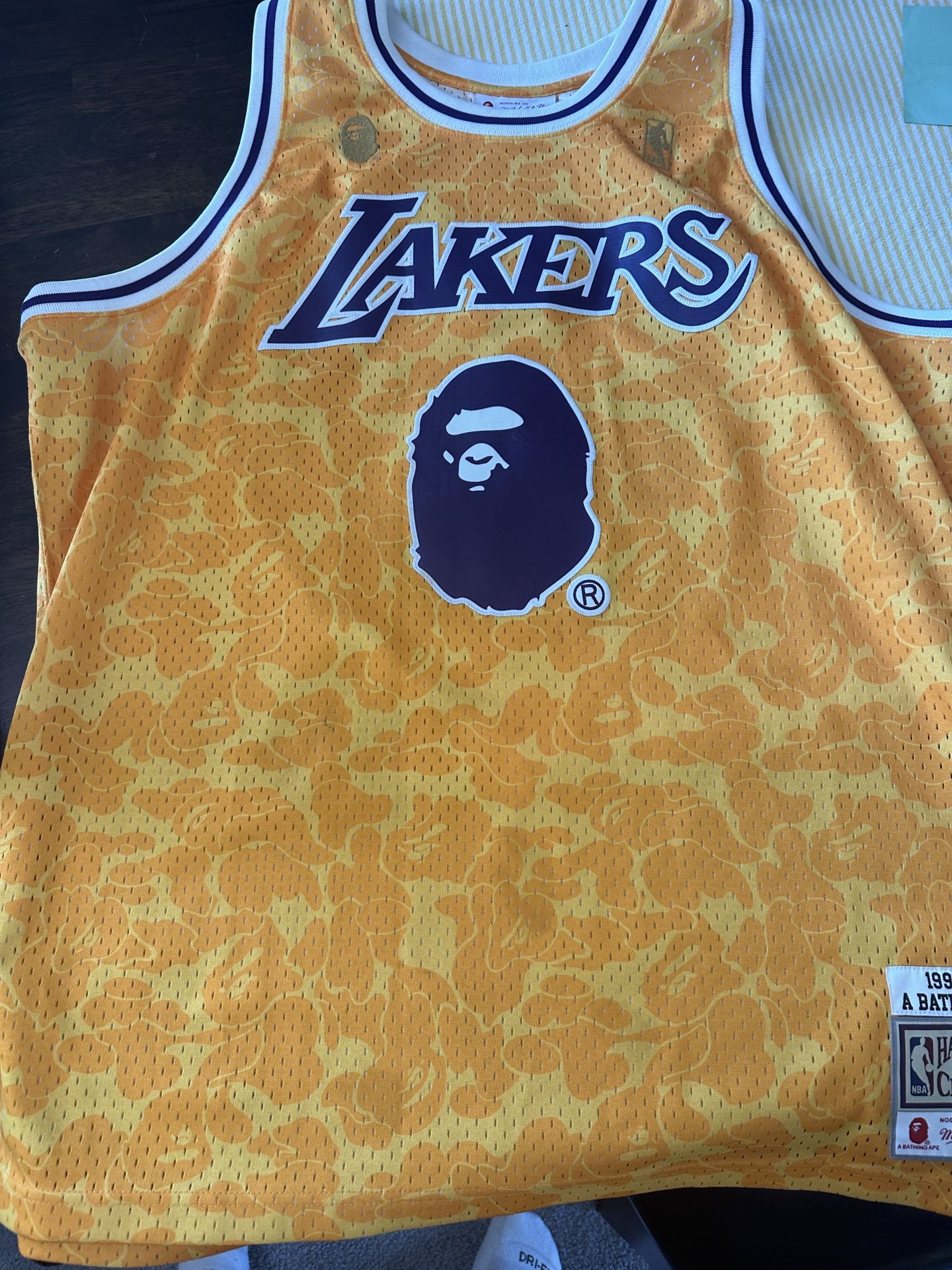 Bape x Lakers Jersey Size XXL