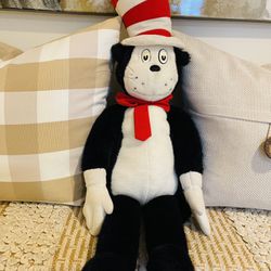 Vintage 1995 Dr. Seuss Cat In The Hat at Macy's Exclusive 28" Plush Stuffed Animal