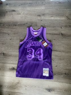 Hardwood classics lakers jersey (shaq)