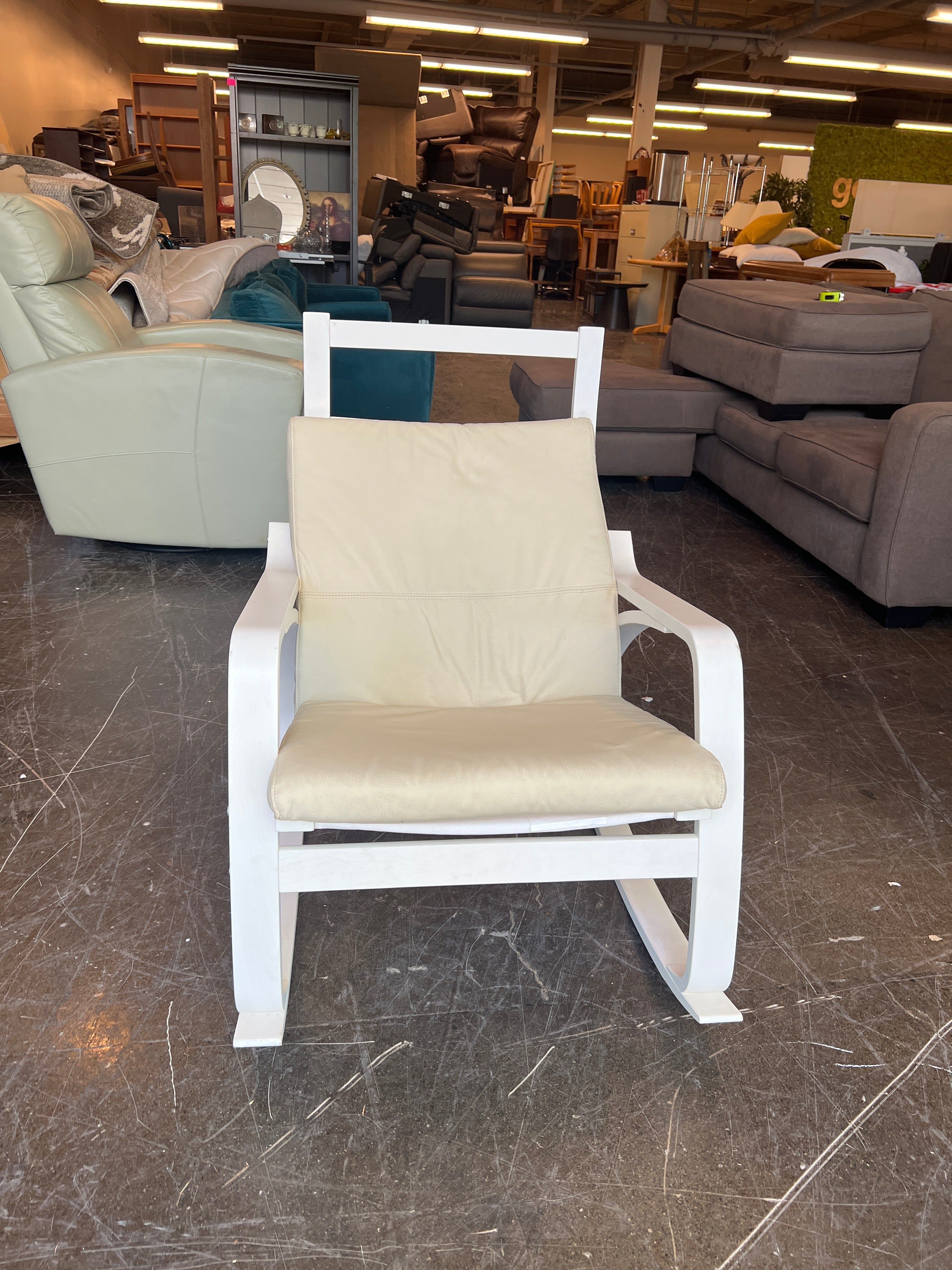 White Recliner Chair