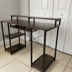 Computer Desk For Sale (Rustic Brown)