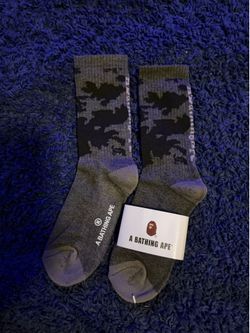 A Bathing Ape Camo Socks