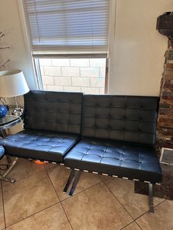 Leather chairs
