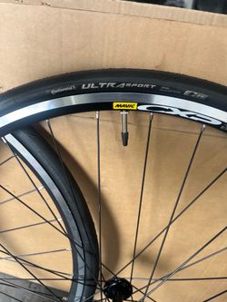 Mavic CXP Road Bike Wheelset with Continental Ultra Sport Tires