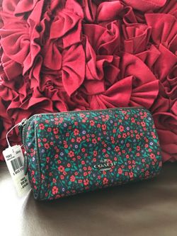 Coach cosmetic bag