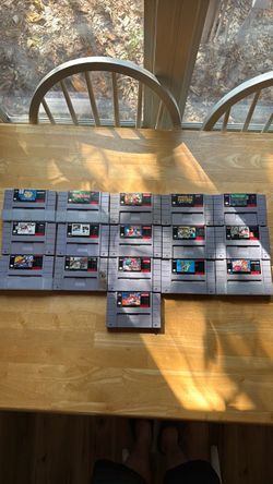 Super Nintendo (SNES) games