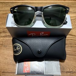Ray-Ban CLUBMASTER OVERSIZED Sunglasses AUTHENTIC 57MM