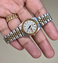 Vintage Ladies Seiko 7N83 S&G on Jubilee Bracelet - PRICE IS FIRM / NO DESCUENTOS